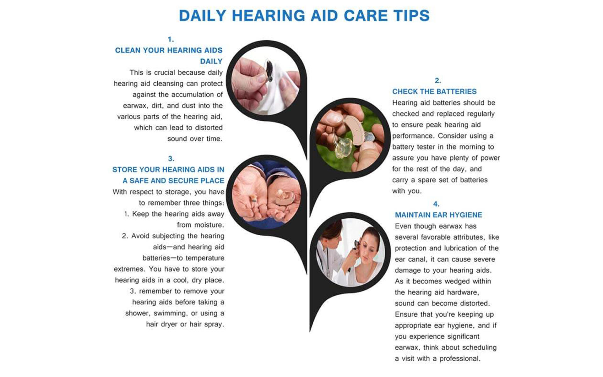 daily hearing aid care tips